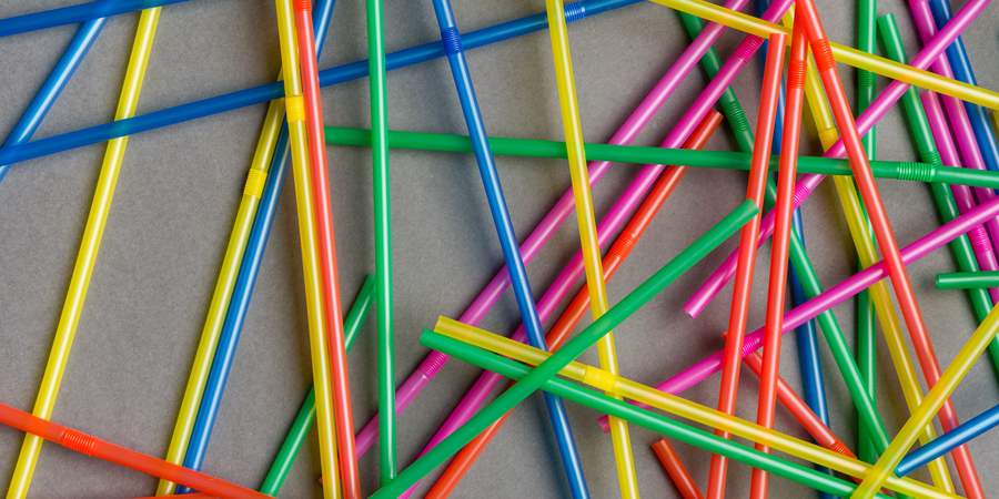 Cannuccia di plastica