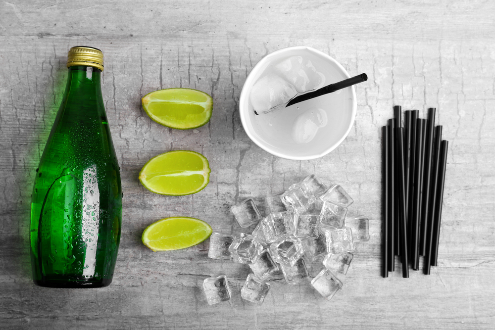 Biodegradable black cocktail straws
